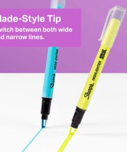 SHARPIE Clear View Highlighters, Chisel Tip, Assorted Colors, 4 Count 4 Count Assorted 13 71voBww51AL