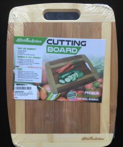Kitchen Active Bamboo Cutting Board. Premium Natural Boards Are Best For Chopping Brie Cheese, Vegetable, Pastry Lemon, French Bread & More With Big Wood One Handed Handle (Medium 13"x10") 19 71vodjNYLKL