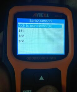 ANCEL AD410 Enhanced OBD II Vehicle Code Reader Automotive OBD2 Scanner Auto Check Engine Light Scan Tool (Black/Yellow) 49 71votN EgL