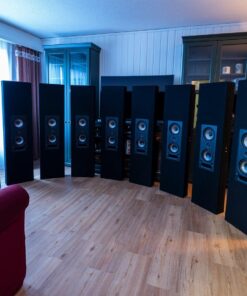 Polk Audio 265-RT 3-way In-Wall Speaker - The Vanishing Series | Easily Fits in Ceiling/Wall | High-Performance Audio - Use in Front, Rear or as Surrounds | With Power Port & Paintable Grille - Black Single 77 71vow0PymwL