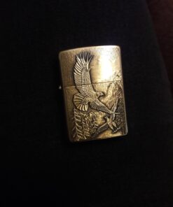 Zippo Eagle Lighters Brushed Brass 32 71vqB4K97wL
