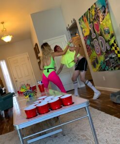 GoPong 8 Foot Portable Beer Pong / Tailgate Tables (Black, Football, American Flag, or Custom Dry Erase) 8-Feet 31 71vqQLcb1iL