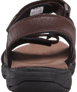Propet Men's Arlo Fisherman Sandal 8 3E US Brown 10 71vr0QFUUkL