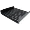 StarTech.com 2U Server Rack Shelf - Universal Vented Rack Mount Cantilever Tray for 19" Network Equipment Rack & Cabinet - Heavy Duty Steel - Weight Capacity 50lb/23kg - 16" Deep Shelf (CABSHELFV) 16" Depth 44 71vrBFezz4L
