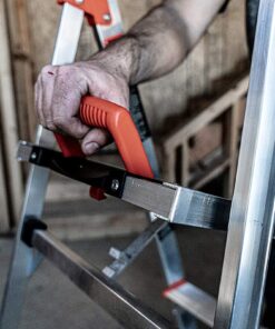 Little Giant Ladder Systems Flip N Lite 6 Foot 300 Pound Capacity Aluminum Lightweight Slim Stepladder Ladder 52 71vrWCKMTdL