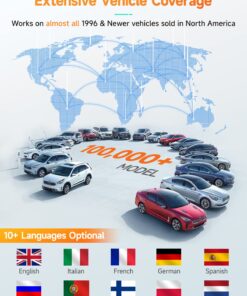 ANCEL AD410 Enhanced OBD II Vehicle Code Reader Automotive OBD2 Scanner Auto Check Engine Light Scan Tool (Black/Yellow) 40 71vs2KjIiOL