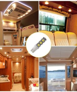 GRV T10 921 194 13-5050 SMD Wedge LED Bulb Lamp Super Bright Cool White DC 12V Pack of 10 10 Pcs 16 71vtLrLtA1L