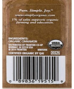 Simply Organic Ceylon Ground Cinnamon, 2.08 Ounce, Non-GMO Organic Cinnamon Powder 2.08 Ounce (Pack of 1) 17 71vtp5kcQXL