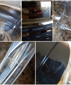 Oster Blender | Pro 1200 with Glass Jar, 24-Ounce Smoothie Cup and Food Processor Attachment, Brushed Nickel - BLSTMB-CBF-000 Blender + Food Processor Brushed Nickel 71 71vtuidvJaL