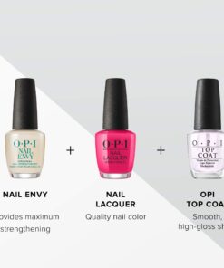 OPI Nail Envy, Nail Strengthening Treatment, Stronger Nails in 1 Week, Vegan Formula, 0.5 fl oz Clear Old 31 71vtyJ6nOeL