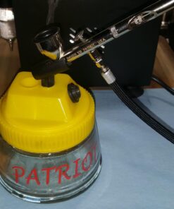 Master Airbrush 3-in-1 Cleaning Pot with Holder; Cleans and Holds Airbrush, Color Palette Lid 11 71vu yTYcmL