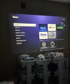 HAPPRUN Projector, Native 1080P Bluetooth Projector with 100''Screen, 9500L Portable Outdoor Movie Projector Compatible with Smartphone, HDMI,USB,AV,Fire Stick, PS5 44 71vvK5oqAjL