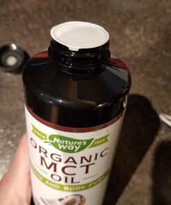 Nature's Way MCT Oil, Brain and Body Fuel from Coconuts*; Keto and Paleo Certified, Organic, Gluten Free, Non-GMO Project Verified, 16 Fl. Oz. Coconut 16 Fl Oz (Pack of 1) 37 71vw2DkRszL