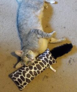 KONG - Kickeroo Giraffe Pattern - Play Enticing Cat Toy, North American Premium Catnip 27 71vw4ZgCQLL