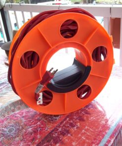 Bayco KW-130 Cord Storage Reel with Center Spin Handle, 150-Feet,Orange 28 71vwCmExQjL