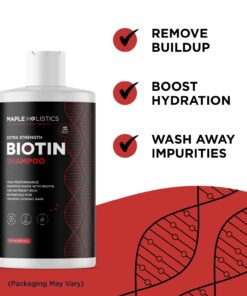 Ultra Biotin Shampoo for Thinning Hair - Extra Strength Volumizing Shampoo for Men and Women with B Vitamins and Rosemary Essential Oil - Sulfate Free Shampoo Biotin Formula for Hair and Scalp Care Sandalwood 22 71vwH38TDNL