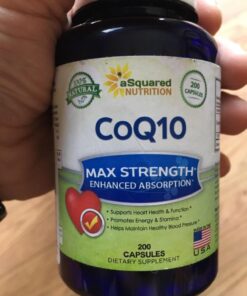 CoQ10 (400mg Max Strength, 200 Capsules) - High Absorption Vegan Coenzyme Q10 Powder - Ubiquinone Supplement Pills, Extra Antioxidant CO Q-10 Enzyme Vitamin Tablets, COQ 10 400 mg 200 Count (Pack of 1) 25 71vwQUfVsZL