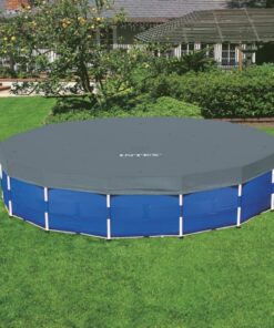 Intex 18ft X 48in Metal Frame Pool Set with Filter Pump, Ladder, Ground Cloth & Pool Cover 18-Feet by 48-inch 21 71vy6lLCXOL