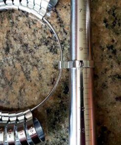 Exquisite Craftsmanship: Premium Solid Stainless Steel Ring Sizing Mandrel for Accurate Measurements, Sizes 1-16 1-16 25 71vysT 4 wL