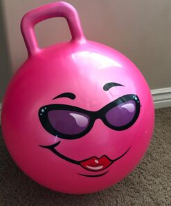 WALIKI Hopper Ball for Kids 3-6 | Hippity Hop | Jumping Hopping Ball | Relay Races | Pink 18” Ages 3-6 (Small) 31 71vzE qCG6L