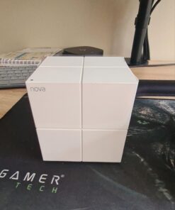 Tenda Nova Mesh WiFi System MW6 - Covers up to 4000 sq.ft - AC1200 Whole Home WiFi Mesh System - Gigabit Dual-Band Mesh Network for 90 Devices - Replaces Wireless Router and WiFi Extender - 2-Pack 2-4 bedrooms + AC1200| MW6-2 Pack 33 71vzGct1yuL