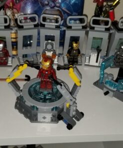 LEGO Marvel Avengers Iron Man Hall of Armor 76125 Building Kit, Tony Stark Iron Man Suit Action Figures (524 Pieces) Standard 45 71vzHi3wjCL