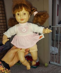 Melissa & Doug Mine to Love Brianna 12-Inch Soft Body Baby Doll With Hair and Outfit - First Baby Doll For Toy For Kids 18 Months And Up English Only Standard Packaging 42 71vzYsL1GjL