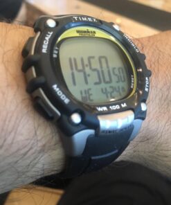 Timex Men's TW5M03400 Ironman Classic 100 Full-Size Black/Yellow 47 71vzns2DOnL