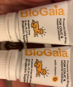 BioGaia Protectis Baby Probiotic Drops + Vitamin D | Reduces Colic, Gas & Spit-ups | Healthy Poops | Reduces Crying & Fussing & Promotes Digestive Comfort | Newborns, Babies & Infants | 0.34 oz 0.34 Fl Oz (Pack of 1) 30 71vzt1FvMBL 1