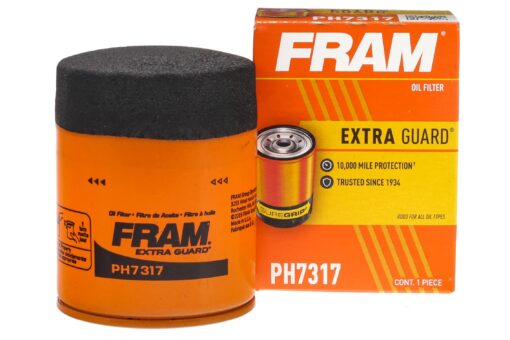 Fram PH7317 Extra Guard 10K Mile Change Interval Spin-On Oil Filter, black One Size