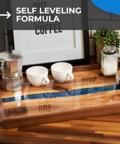 Epoxy Resin Promise Table Top 2-Part- 2 Gallon High Gloss (1 Gal Resin + 1 Gal Hardener) Transform Your DIY Projects with Crystal Clear Finish - Ideal for Bar Tables, Tabletops, Countertops & More 39 71w0YjtKiSL