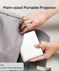 Mini Projector with WiFi Bluetooth, Portable Projector Full HD 1080P Support, YOTON Video Projector for Home Theater, Compatible with PC/Tablet/Fire Stick/iOS and Android Phone Projector white 20 71w0g8gvcSL
