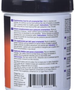 Alternative view of Omega One Freeze Dried Blood Worms, 0.46 oz