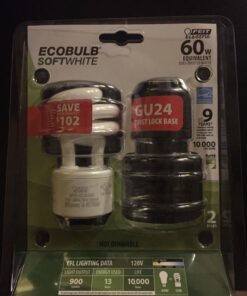 Feit BPESL13T/GU24/2 13-watt Twist Soft White GU24 Base, 2-Pack 8 71w26zGUcYL
