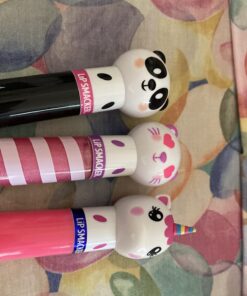 Lip Smacker Lippy Pals Flavored Lip Balm | Unicorn, Bunny, Llama | Clear Matte | for Kids Stocking Stuffer Christmas Gift | Set of 3 Foxy Apple / Hoppy Carrot Cake / Straw-Ma Llama Berry 0.28 16 71w2xBGMrAL