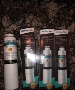 ICEPURE PLUS NSF/ANSI 53&42 DA29-00020B Refrigerator Water Filter,Replacement for Samsung DA97-08006A, DA29-00020A, RF28JBEDBSG, HAF-CIN/EXP, HAF-CIN, KENMORE 469101, RF28HMEDBSR, RF4287HARS,4PACK 29 71w4UtQyC2L