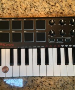 Akai Professional MPK Mini MKII – 25 Key USB MIDI Keyboard Controller With 8 Drum Pads, 8 Assignable Q-Link Knobs and Pro Software Suite Included Red 42 71w4XFI7sdL