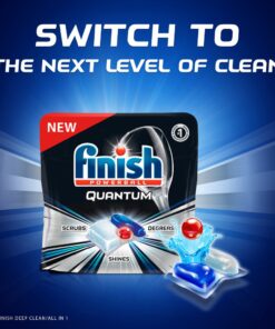 Finish - Quantum - 68ct - Dishwasher Detergent - Powerball - Ultimate Clean & Shine - Dishwashing Tablets - Dish Tabs 68 Count (Pack of 1) 27 71w58SwVM5L 1