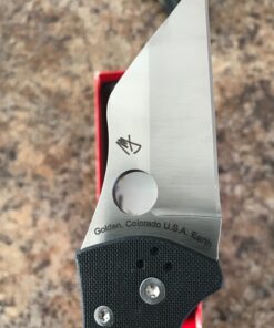 Spyderco Yojimbo 2 Specialty Tactical Knife with 3.2" CPM S30V Steel Black Wharncliffe Blade and Durable Black G-10 Handle - PlainEdge - C85GP2 Steel Blade 55 71w7cd96HlL