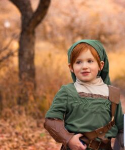 Link Prestige Legend of Zelda Nintendo Costume, Small/4-6 S (4-6) 12 71w8NSfXvbL