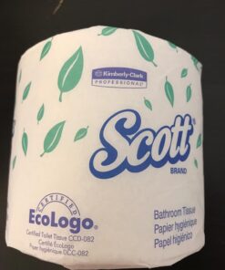 Scott® Professional Standard Roll Toilet Paper (13607), Elevated Design, 2-Ply, White, Individually wrapped rolls, Compact Case for Easy Storage, (550 Sheets/Roll, 20 Rolls/Case, 11,000 Sheets/Case) 26 71w98yyrxL