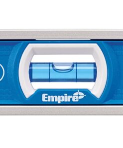 Empire Level EM81.9G 9 Inch Magnetic Torpedo Level w/Overhead Viewing Slot (Made in USA), Silver/White/Blue 8 71wAA LiU6L