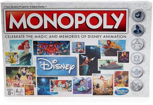 Hasbro Gaming Monopoly Disney Animation Edition Game