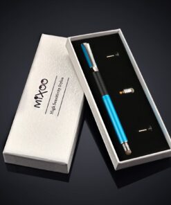 Mixoo 2-in-1 High Precision Stylus (Disc & Fiber Tips 2 in 1 Series), Extra with 3 Replaceable Tips, Compatible with Capacitive Touch Screen Devices (Blue) Blue 24 71wAdBmVJNL