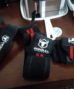 Iron Bull Strength Wrist Wraps & Lifting Straps Combo 27 71wBIIYeDIL