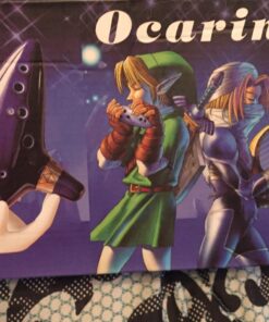 AFUNTA 12 Hole Ocarina Ceramic Alto C Legend of Zelda Ocarina Flute with song book (Neck Strap Cord with Random Color)- Blue 15 71wBLX7i0WL