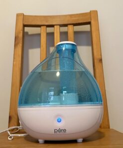 Pure Enrichment® MistAire™ Ultrasonic Cool Mist Humidifier - Quiet Air Humidifier for Bedroom, Nursery, Office, & Indoor Plants - Lasts Up To 25 Hours MistAire (Large) 33 71wBW7ePguL