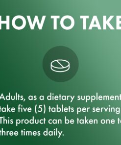 Dr. Mercola Fermented Chlorella with Chlorophyll, 90 Servings (450 Tablets), Dietary Supplement, Supports Immune and Organ Health, Non GMO, NSF Certified 14 71wC5rIGp6L