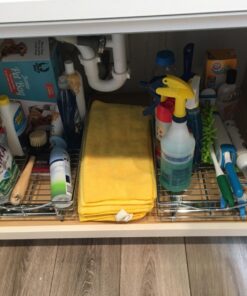 LYNK PROFESSIONAL® Pull Out Cabinet Organizer, 11"W x 18"D - Slide Out Drawers for Kitchen Cabinets - Sliding Pantry Shelves - Roll Out Shelf Storage for Pots, Pans - Lifetime Limited Warranty, Chrome 11" W x 18" D 11x18 Chrome 41 71wCBpMhX3L