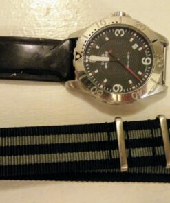 BluShark Original Premium Nylon Watch Strap - Stainless Steel Buckle with Multiple Sizes & Premium Styles, Replacement Watch Straps for Men & Women, Ballistic Military Waterproof BOND 20mm Premium Brushed Buckle 57 71wDnMcEVCL 1